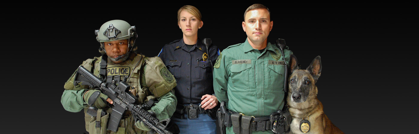 Police patrol Officers from different units